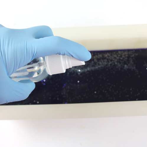 Violet Glitter Gradient Soap Tutorial - Soap Queen